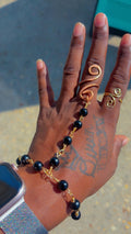 Black Beauty ring/bracelet